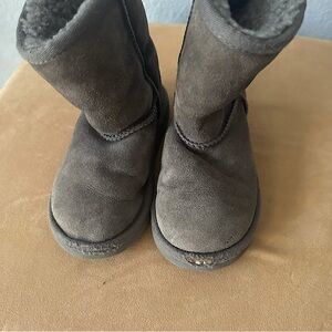 Girls Gray UGG boots 10